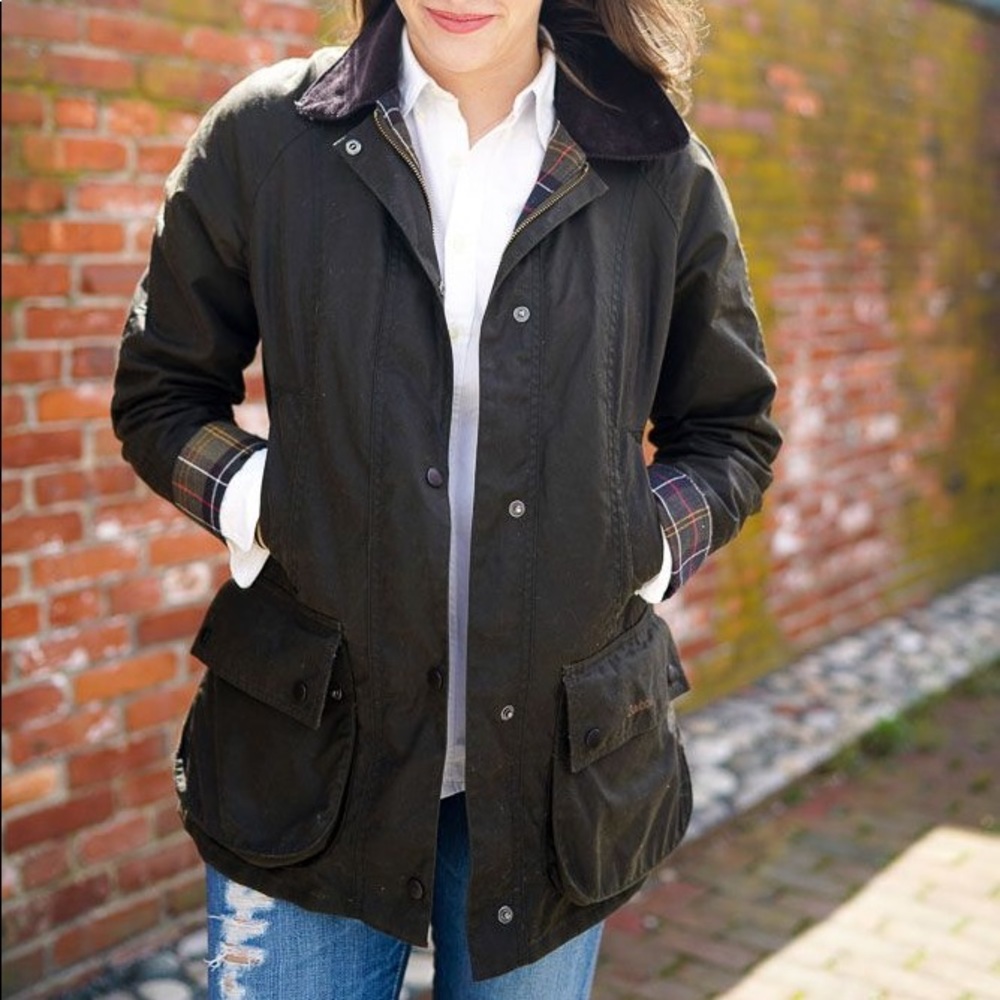Barbour Beadnell Green Jacket